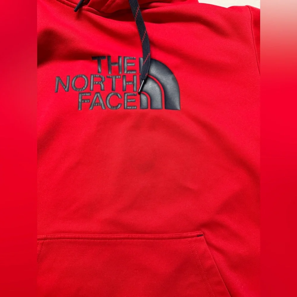 The North Face Red And‎ Navy Blue Men’s Large Hoodie Sweatshirt